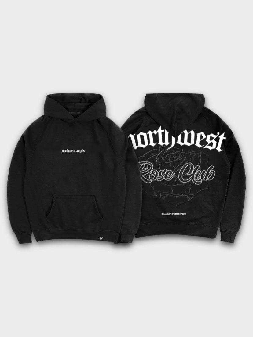 ROSE CLUB HOODIE BLACK